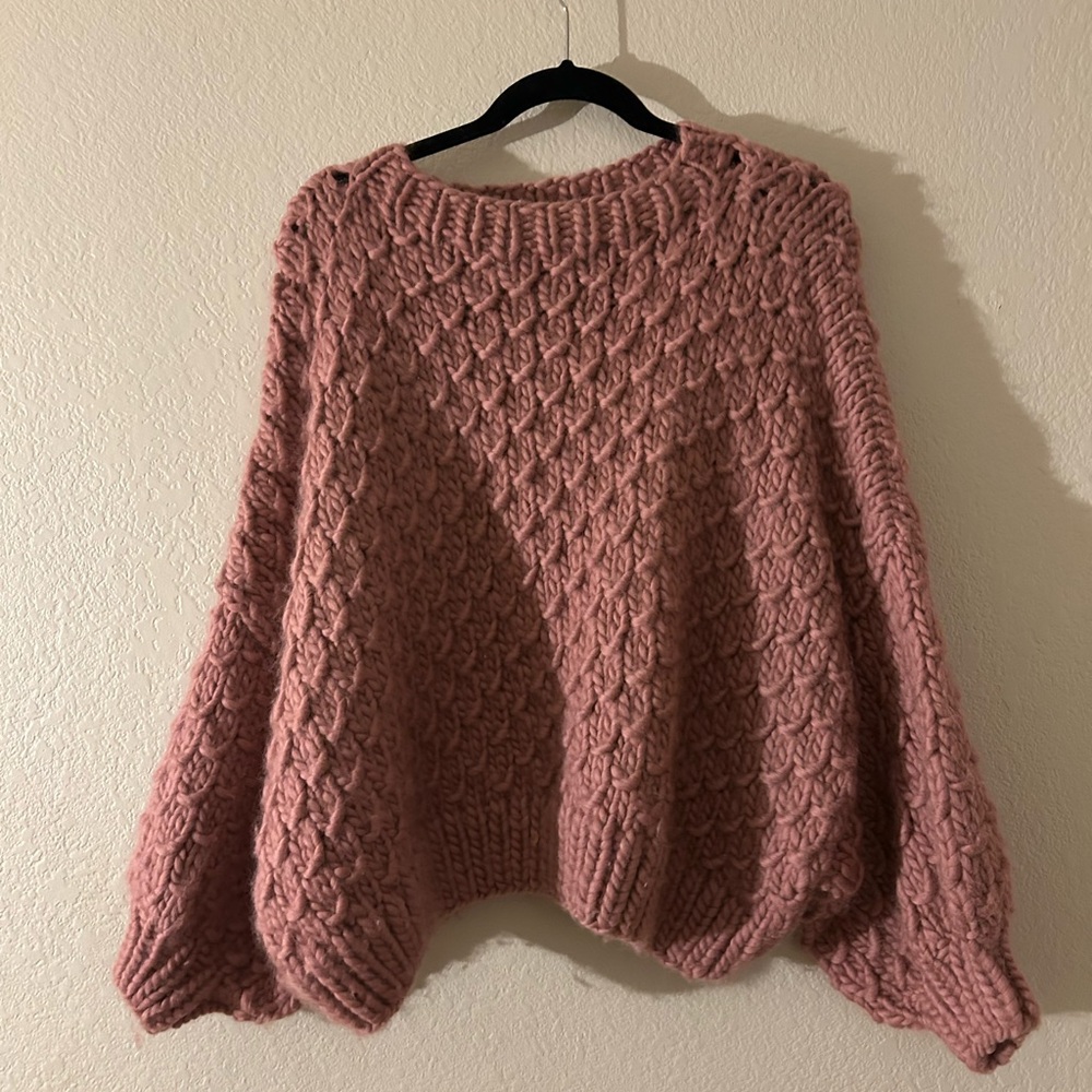 Mr. Mittens Chunky Knit Wool Sweater
